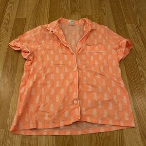 J crew sleep button up size medium